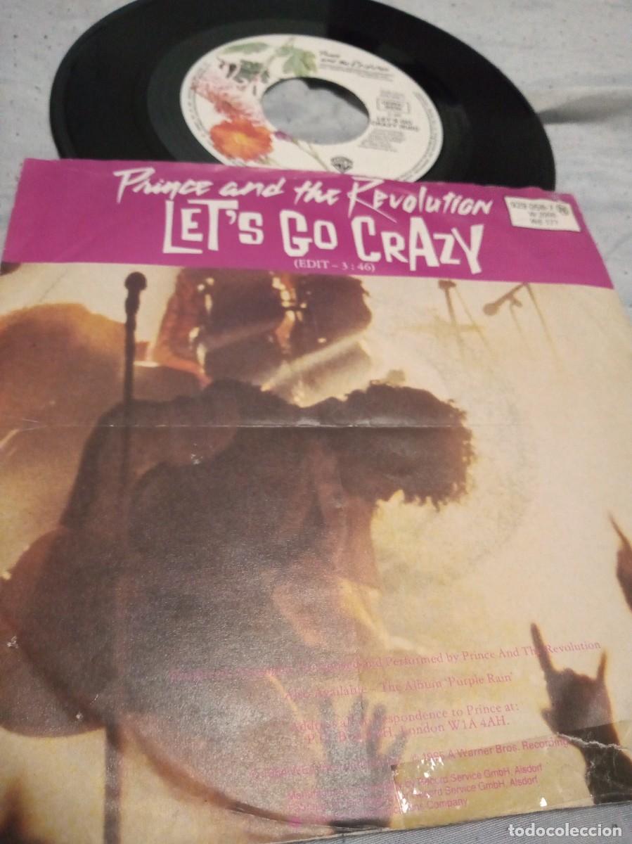 Discos de vinilo: PRINCE AND THE REVOLUTION - LET'S GO CRAZY - SINGLE