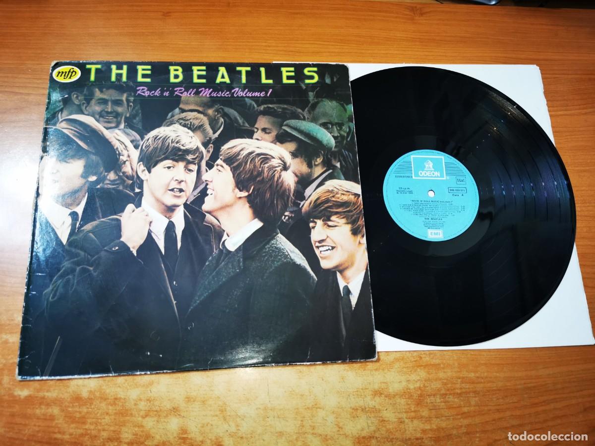Vinyl records: THE BEATLES Rock 'n' roll music Vol 1 LP VINILO DEL A&Ntilde;O 1986 Reedici&oacute;n LABEL AZUL CONTIENE 14 TEMAS