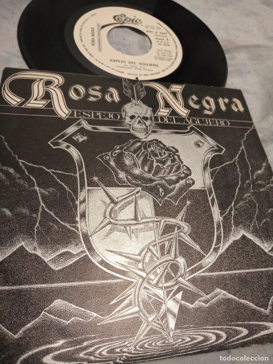 Discos de vinilo: ROSA NEGRA - ESPEJO DEL AGUJERO - SINGLE PROMO.