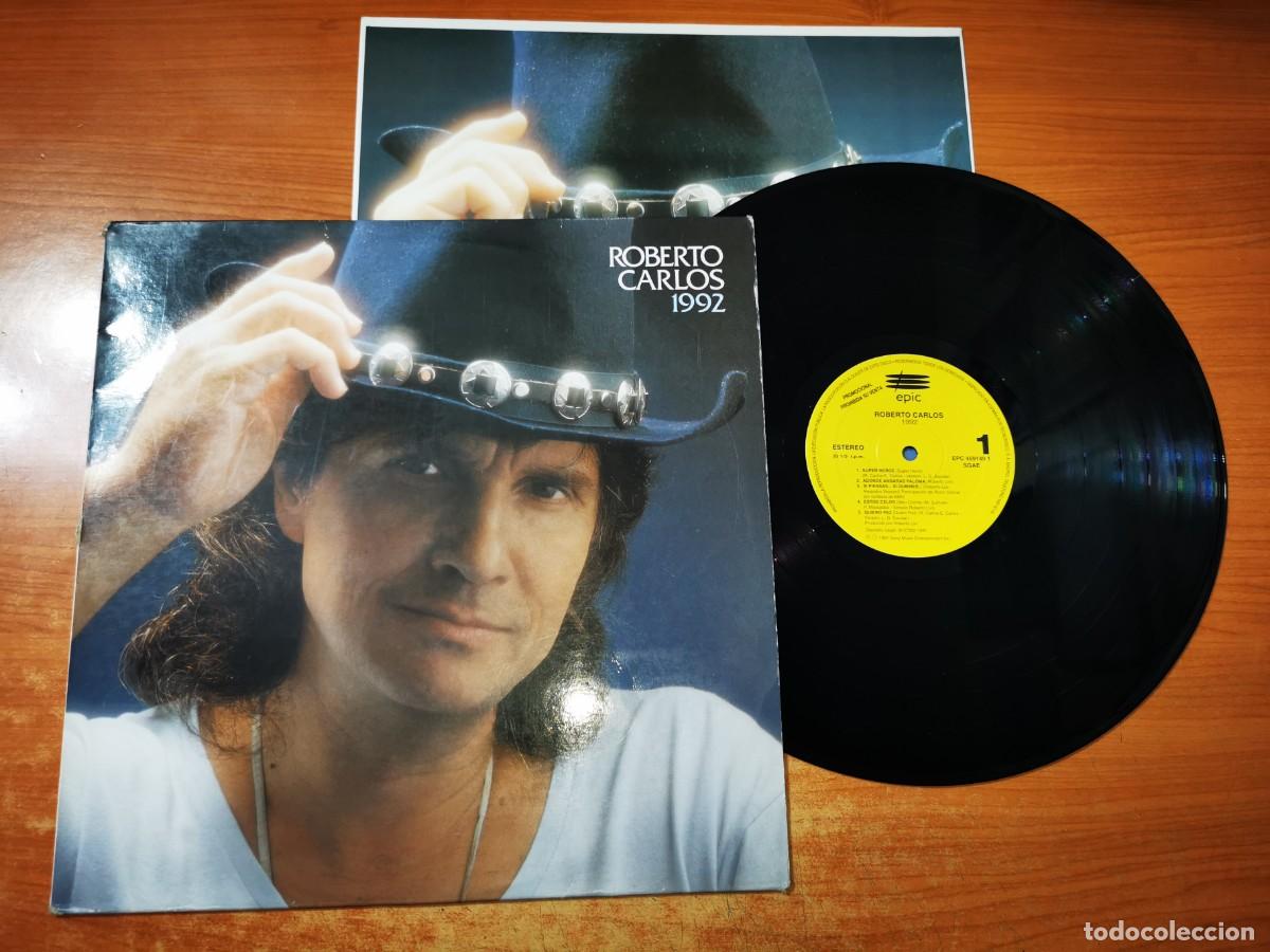 Discos de vinilo: ROBERTO CARLOS 1992 CANTADO EN ESPA&Ntilde;OL LP VINILO PROMO DEL A&Ntilde;O 1991 ESPA&Ntilde;A CONTIENE 10 TEMAS