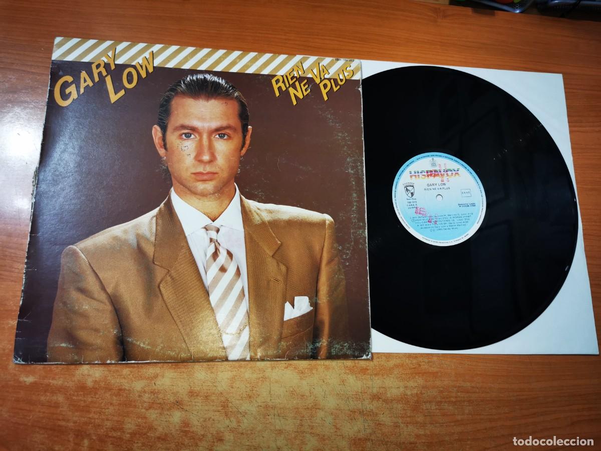 Discos de vinilo: GARY LOW Rien ne va plus LP VINILO DEL A&Ntilde;O 1985 ESPA&Ntilde;A ITALO DISCO CONTIENE 7 TEMAS