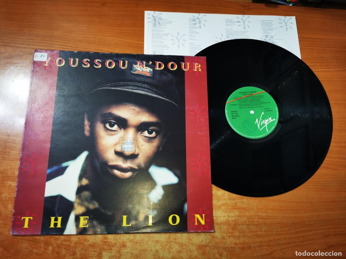 Discos de vinilo: YOUSSOU N'DOUR The lion PETER GABRIEL LP VINILO DEL A&Ntilde;O 1989 ESPA&Ntilde;A CON ENCARTE CONTIENE 9 TEMAS