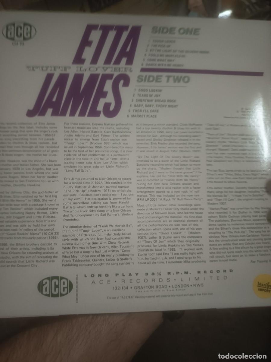 Discos de vinilo: DISCO LP ETTA JAMES,( TUFF LOVER) - Foto 2