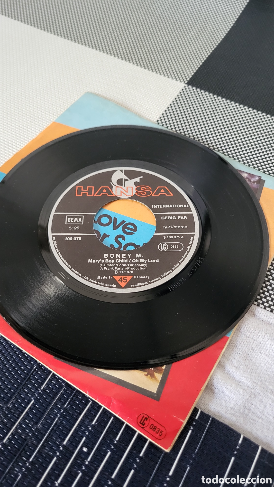Discos de vinilo: Antiguo disco vinilo EP Boney M - Foto 2