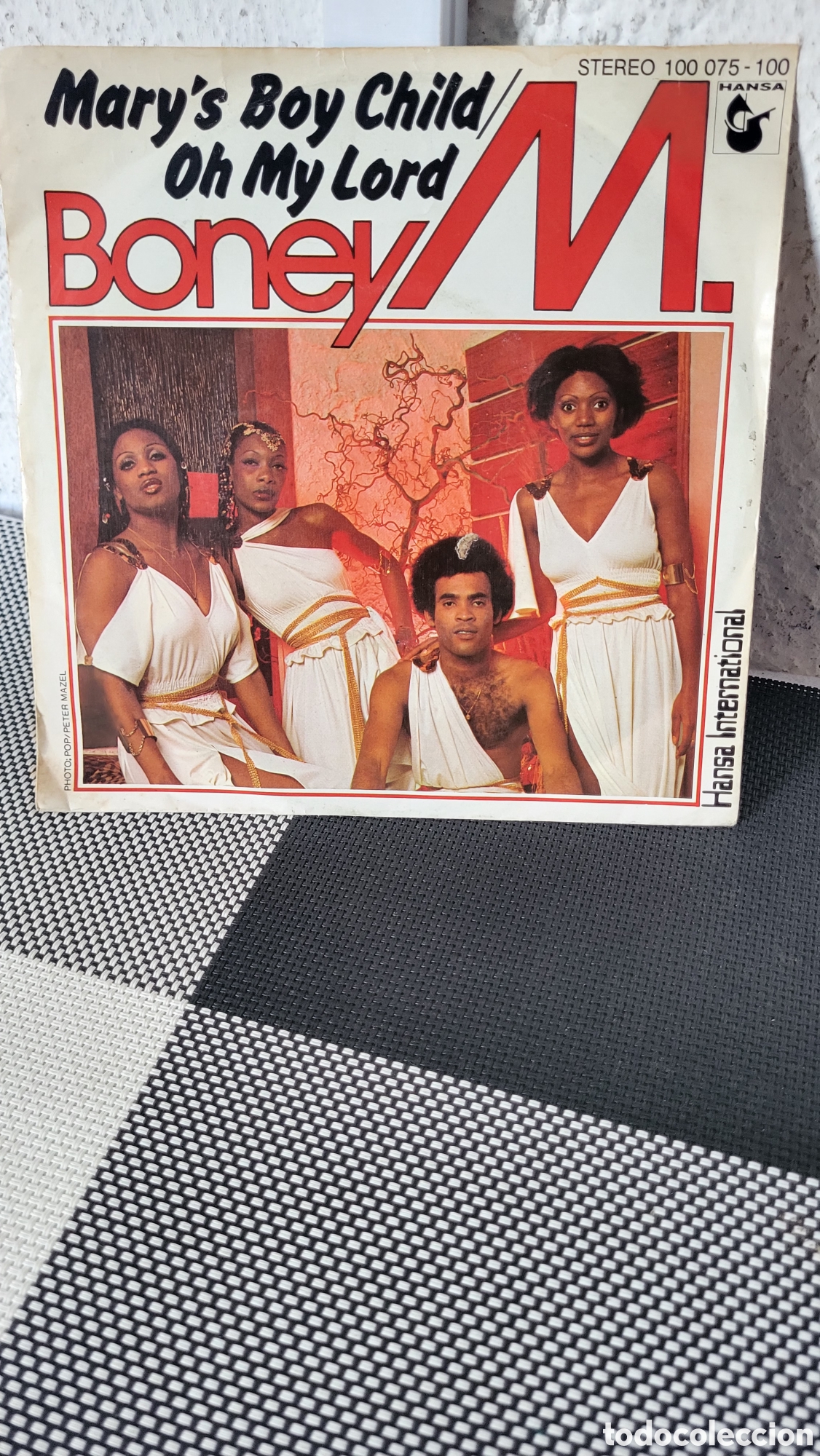 Discos de vinilo: Antiguo disco vinilo EP Boney M