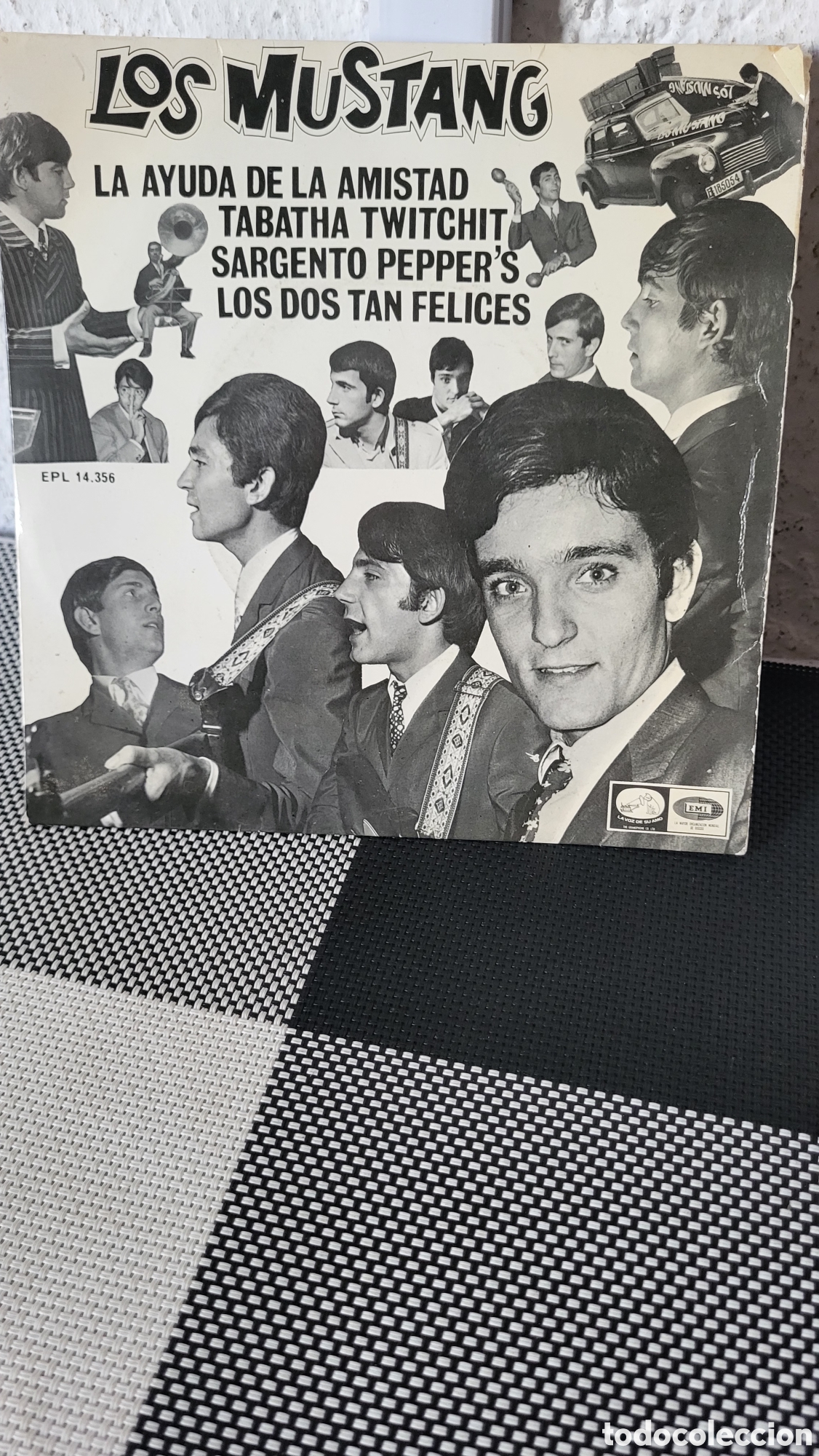 Dischi in vinile: Disco vinilo EP Los Mustangs