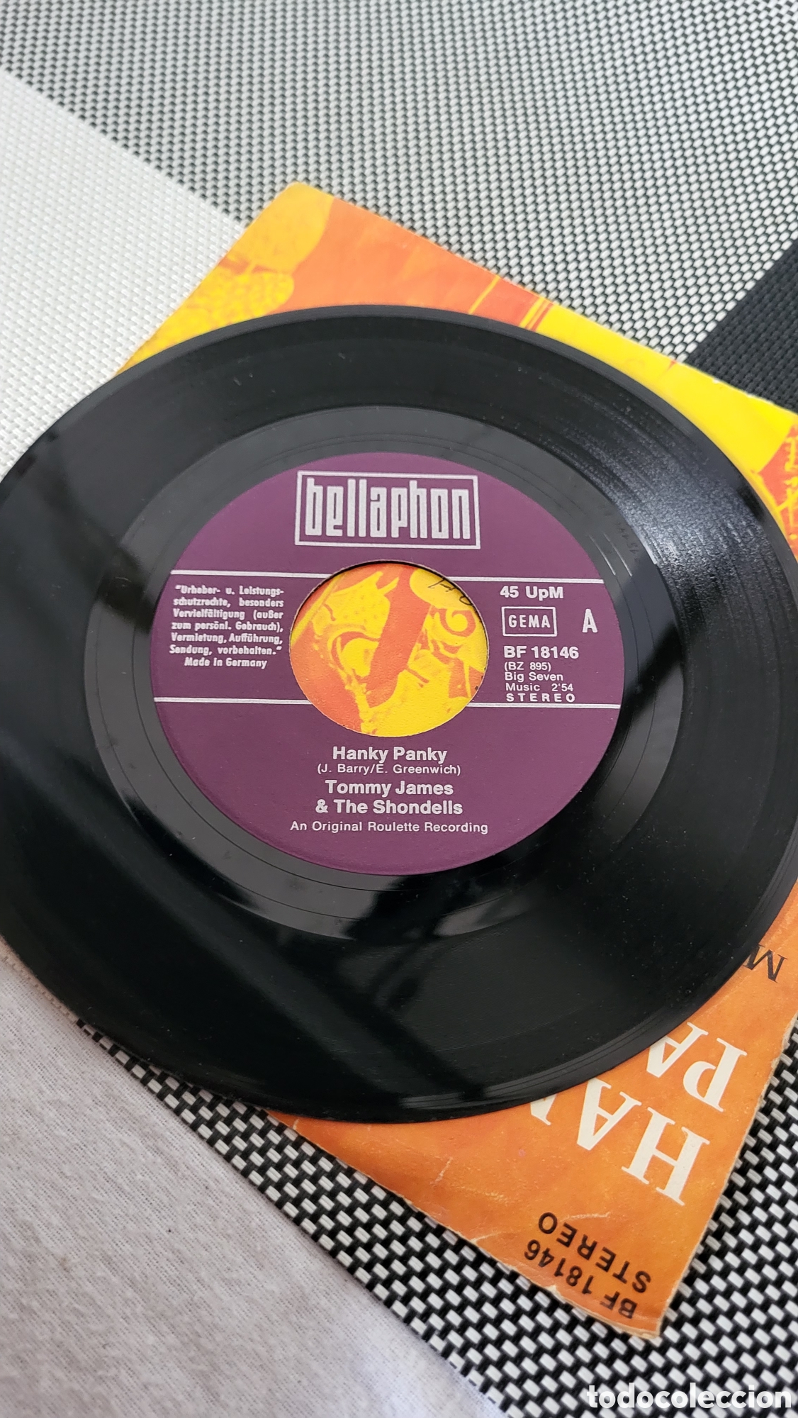 Discos de vinilo: Disco vinilo EP Hanky Panky - Foto 2