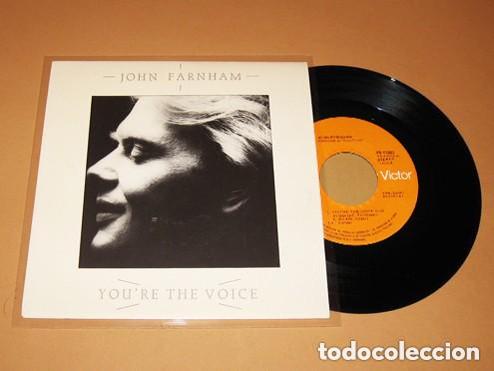Discos de vinilo: JOHN FARNHAM - YOU'RE THE VOICE - SINGLE - 1987 - SPAIN - TEMAZO N&ordm;1 80's