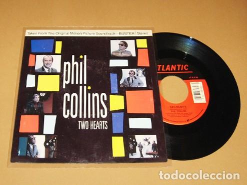 Discos de vinilo: PHIL COLLINS - TWO HEARTS - SINGLE - 1988 - BANDA SONORA PEL&Iacute;CULA &rdquo; BUSTER &rdquo;