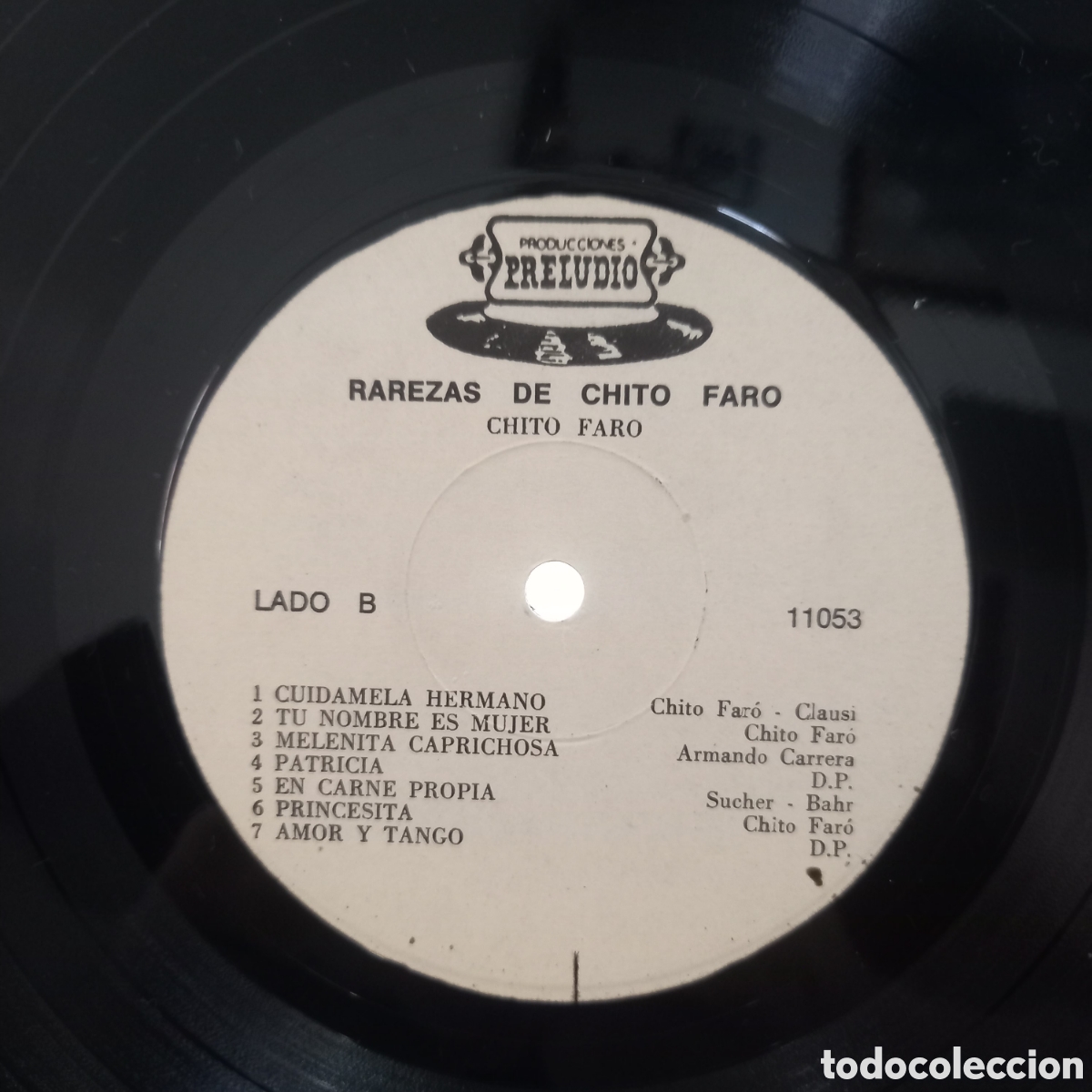 Discos de vinilo: Lp Musica Tango Tangos Chito faro Manuel areada Porfirio diaz Gabriel clausi sucher bahr