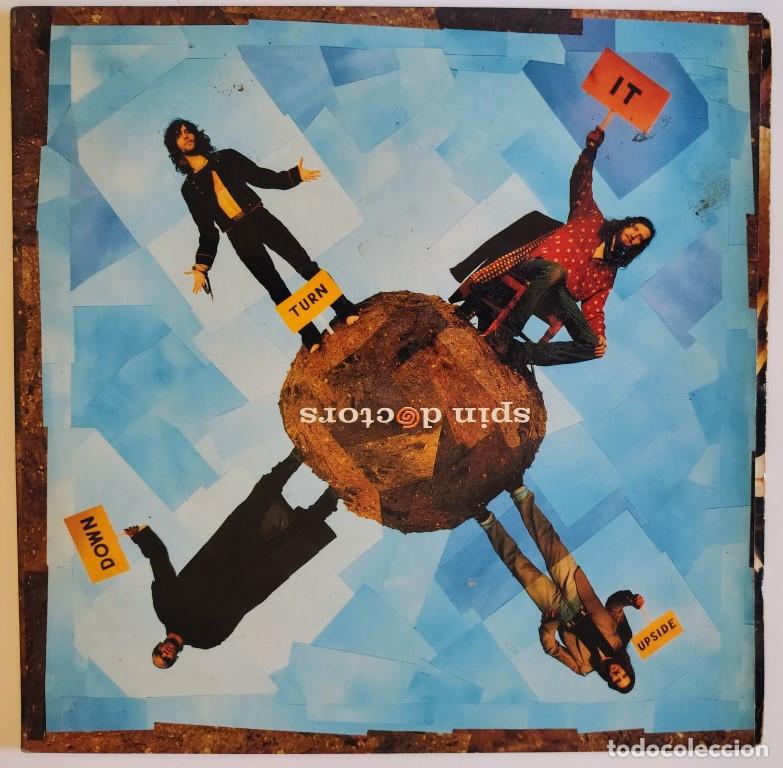 Discos de vinilo: Spin Doctors. Turn It Upside Down. Epic, Spain 1994 LP + doble cubierta + encarte