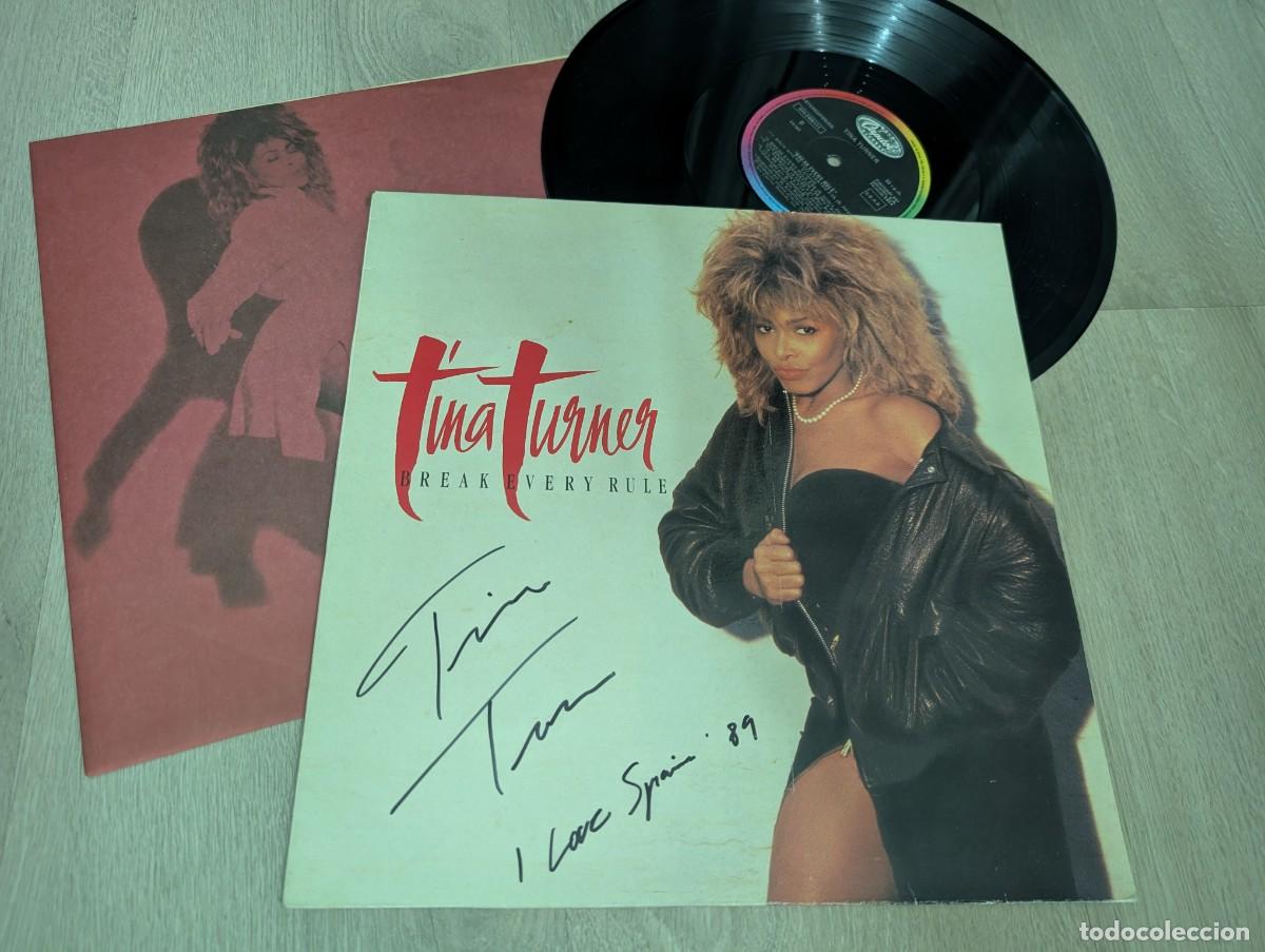 Dischi in vinile: TINA TURNER - FOREIGN AFFAIR.. LP - CAPITOL ESPA&Ntilde;OL 1989 - GATEFOLD CON LETRAS...FIRMADO Y DEDICADO