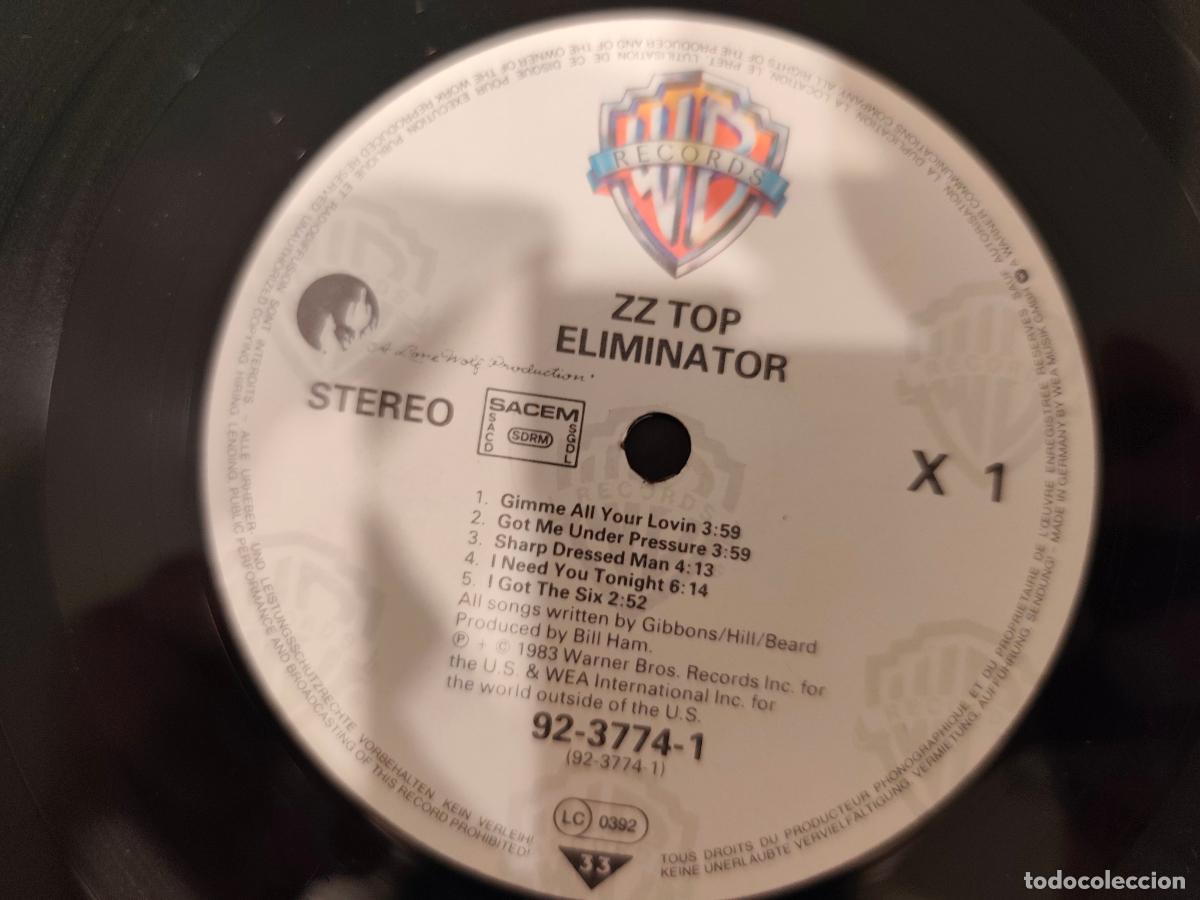 Discos de vinilo: ZZ Top &ndash; Eliminator- (1983) LP disco vinilo - Foto 3