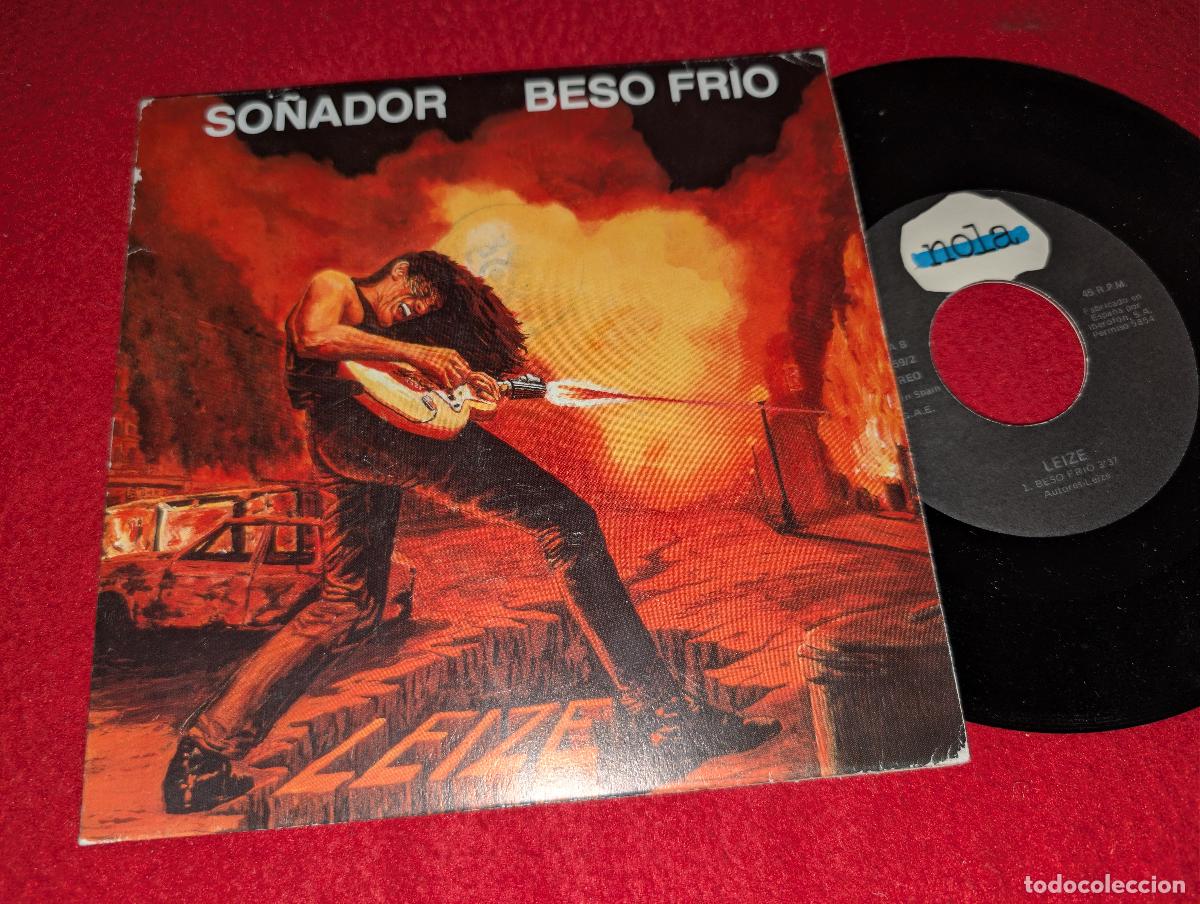 Discos de vinilo: LEIZE Beso frio/So&ntilde;ador 7'' SINGLE 1988 Nola