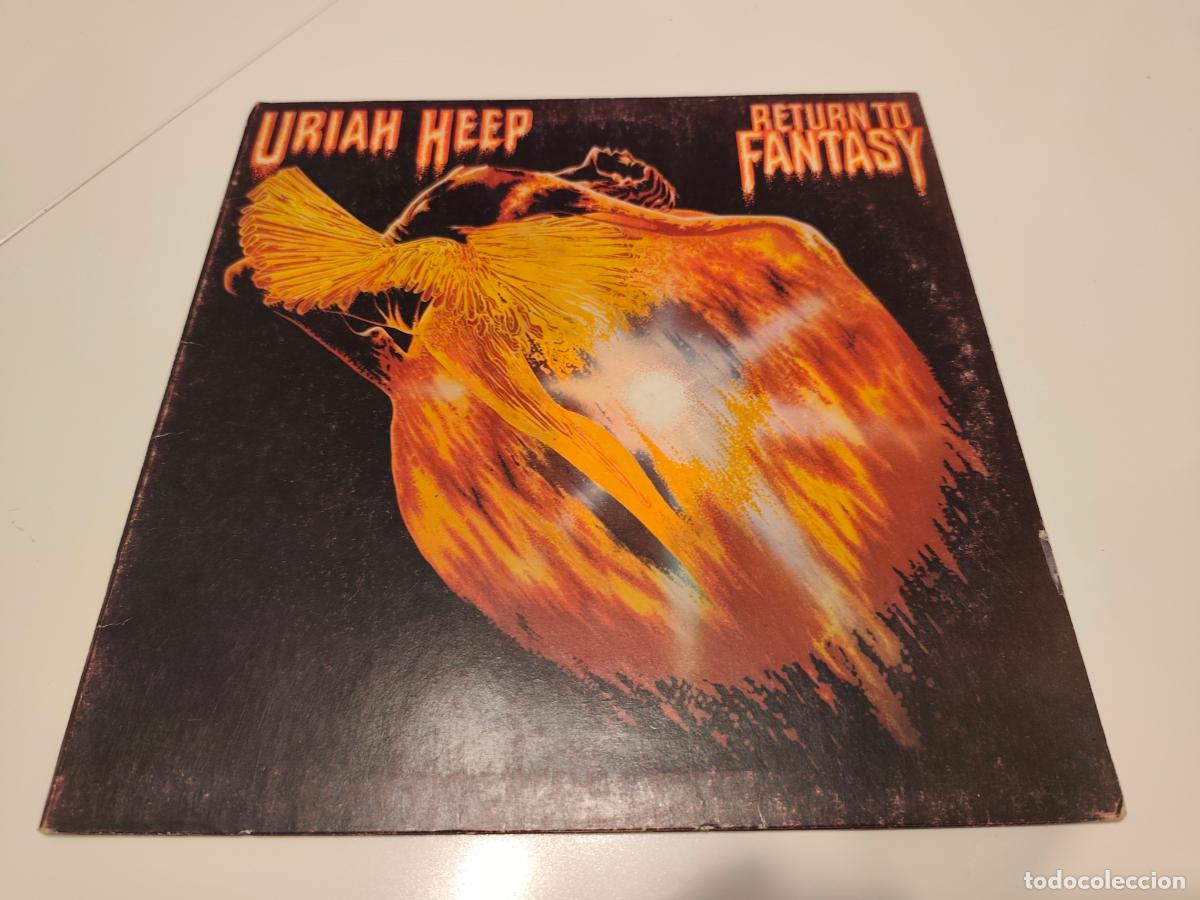 Discos de vinilo: Uriah Heep &ndash; Return To Fantasy- (1975) LP disco vinilo