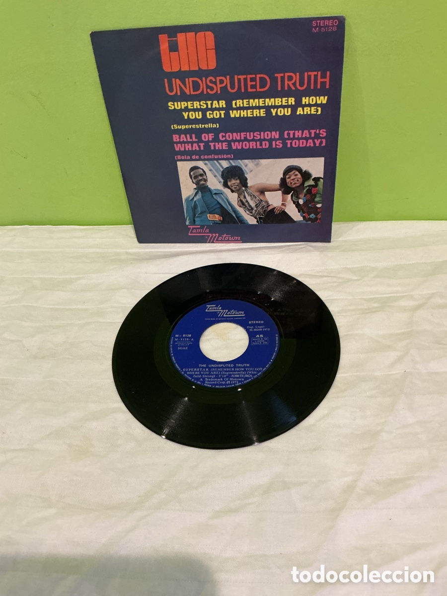 Discos de vinilo: THE UNDISPUTED TRUTH &ndash; SUPERSTAR &ndash; SINGLE 1972 - Foto 2