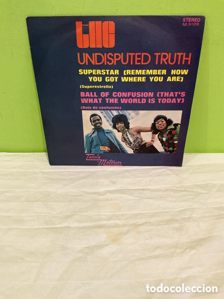 Disques de vinyle: THE UNDISPUTED TRUTH &ndash; SUPERSTAR &ndash; SINGLE 1972