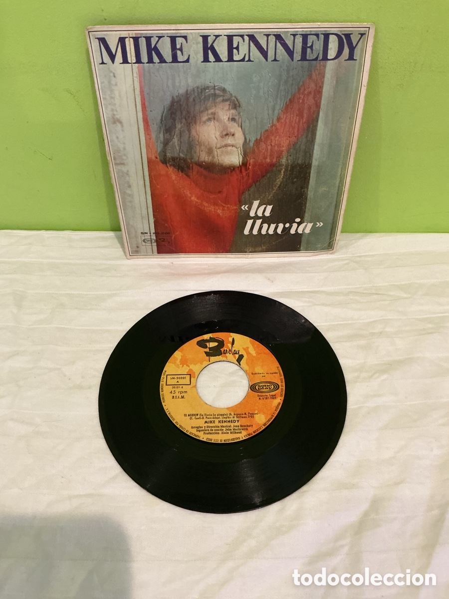 Discos de vinilo: MIKE KENNEDY &ndash; LA LLUVIA &ndash; SINGLE 1969 - Foto 2