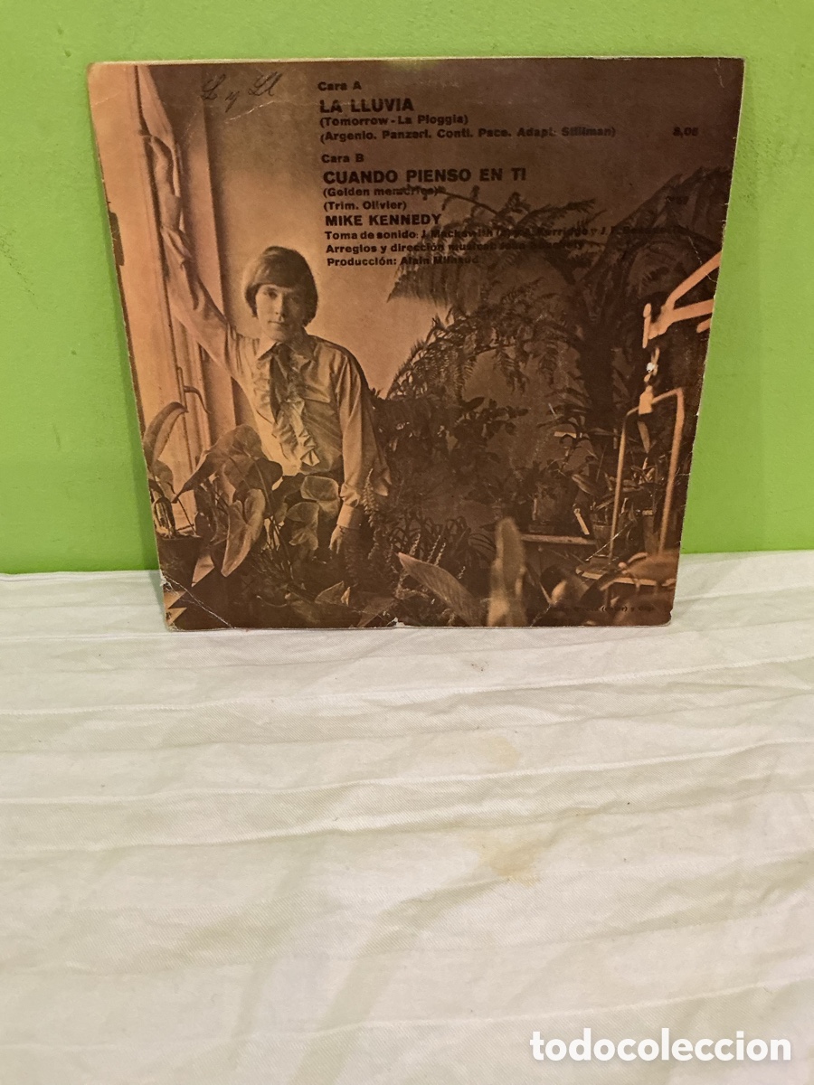 Discos de vinilo: MIKE KENNEDY &ndash; LA LLUVIA &ndash; SINGLE 1969 - Foto 6
