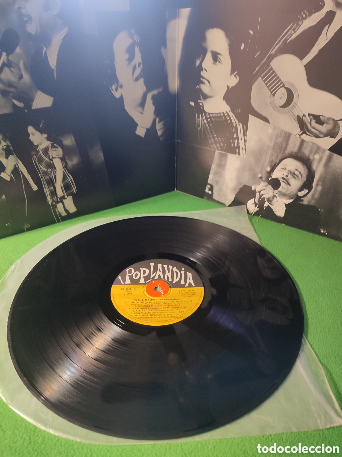 Discos de vinilo: Domenico Modugno - El tel&eacute;fono llora 1975 - Foto 2