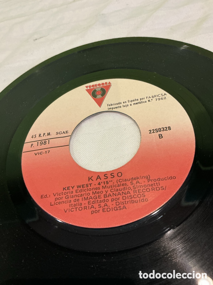 Discos de vinilo: KASSO &ndash; KASSO &ndash; SINGLE 1982 - Foto 4