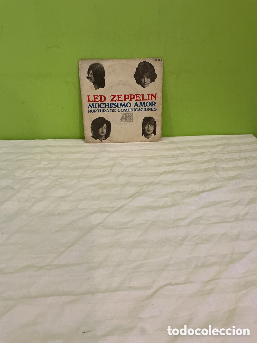 Discos de vinilo: LED ZEPPELIN &ndash; MUCH&Iacute;SIMO AMOR &ndash; SINGLE ESPA&Ntilde;OL - Foto 4