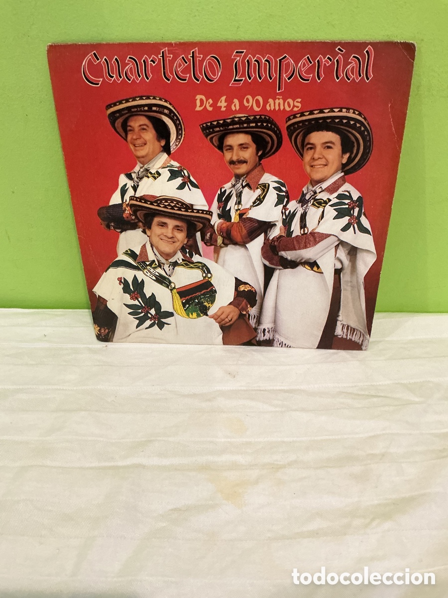Vinyl records: CUARTETO IMPERIAL &ndash; DE 4 A 90 A&Ntilde;OS &ndash; SINGLE 1982