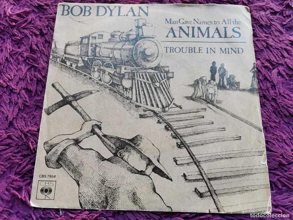 Discos de vinilo: Bob Dylan &ndash; Animals Vinilo 7&rdquo; Single 1979 France CBS 7954