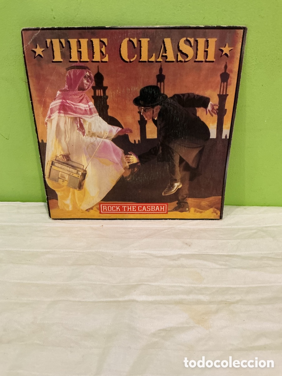 Vinyl records: THE CLASH &ndash; ROCK THE CASBAH &ndash; SINGLE 1982