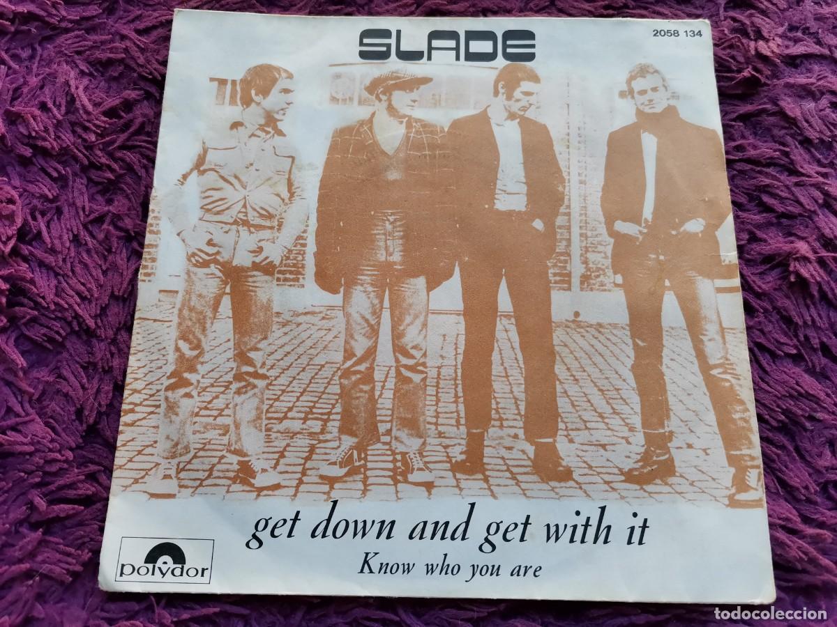 Discos de vinilo: Slade &ndash; Get Down And Get With It Vinilo 7&rdquo; Single 1971 France 2058 134