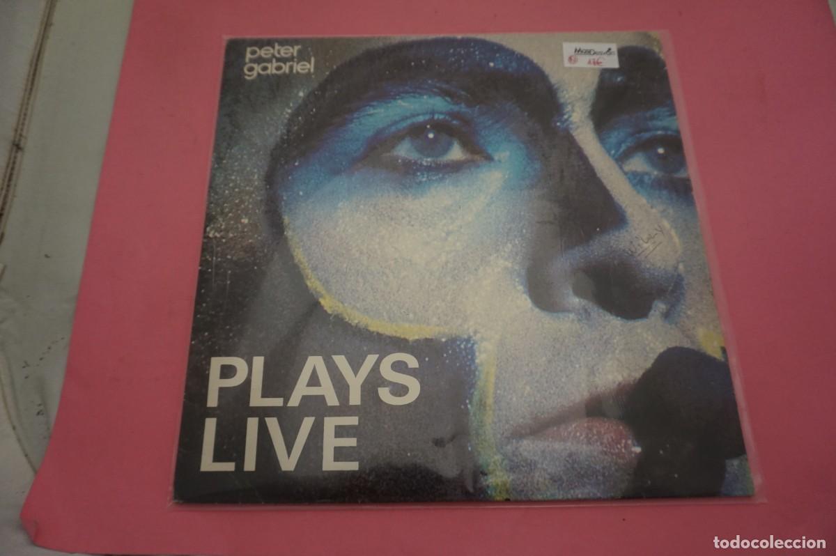 Vinyl records: DOBLE LP/ PETER GABRIEL - PLAYS LIVE - VINILO EN EXCELENTE ESTADO