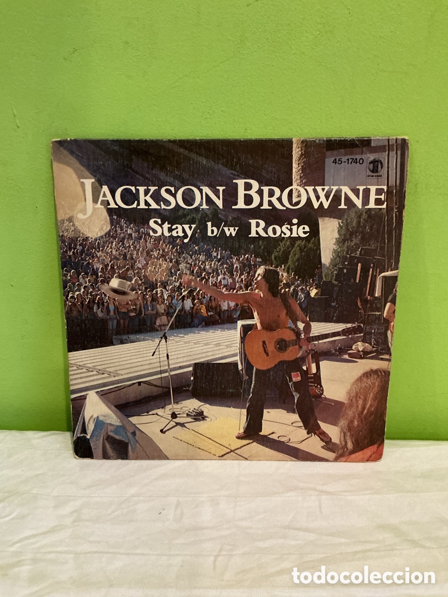 Vinyl records: JACKSON BROWNE &ndash; STAY / ROSIE &ndash; SINGLE &ndash; 1978