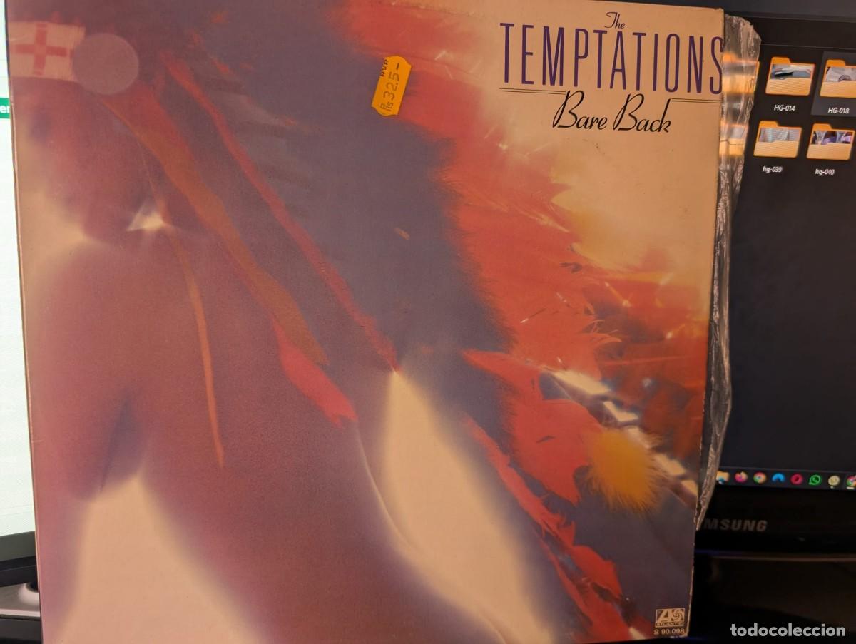 Discos de vinilo: The Temptations Bare Back LP (1978) Soul Disco - Foto 1