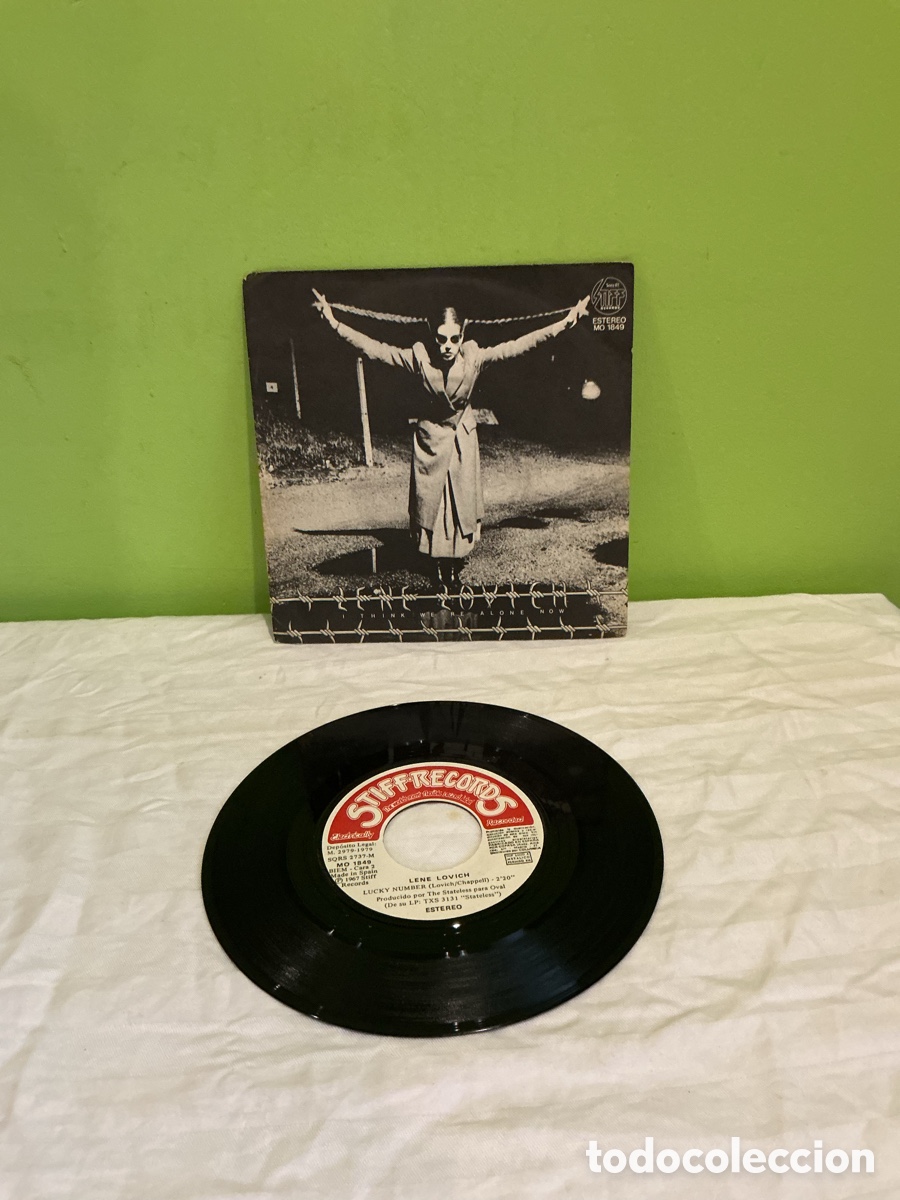 Discos de vinilo: LENE LOVICH &ndash; I THINK WE&rsquo;RE ALONE NOW &ndash; SINGLE &ndash; 1979 - Foto 2