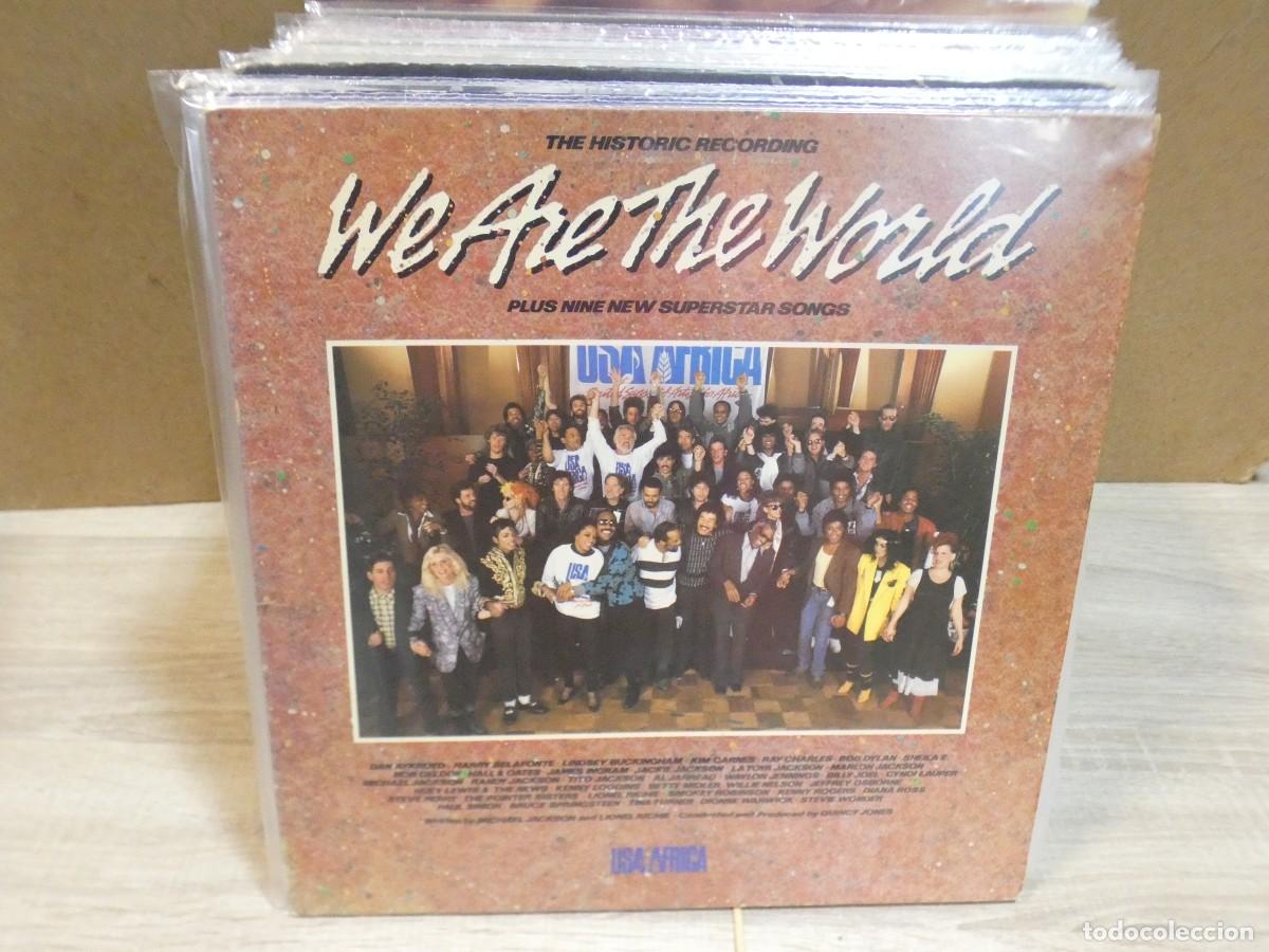 Vinyl records: ARKANSAS1980 PACC798 VINILO LEVE USO AUN CORRECTO WE ARE THE WORLD