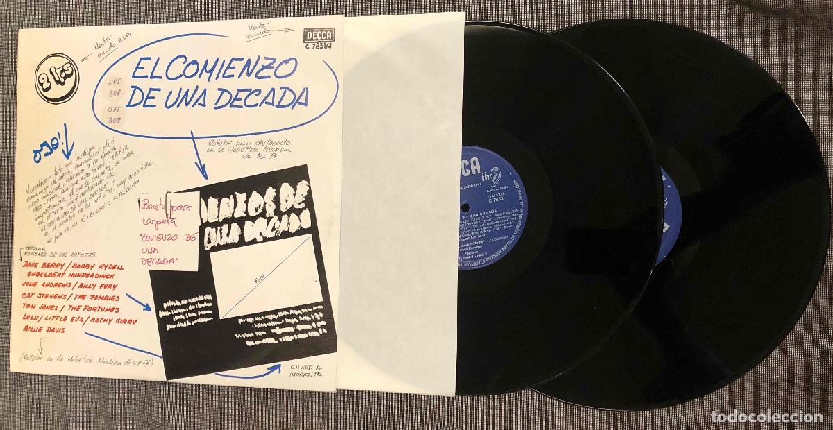 Vinyl records: 2 LP EL COMIENZO DE UNA DECADA. DECCA 1978