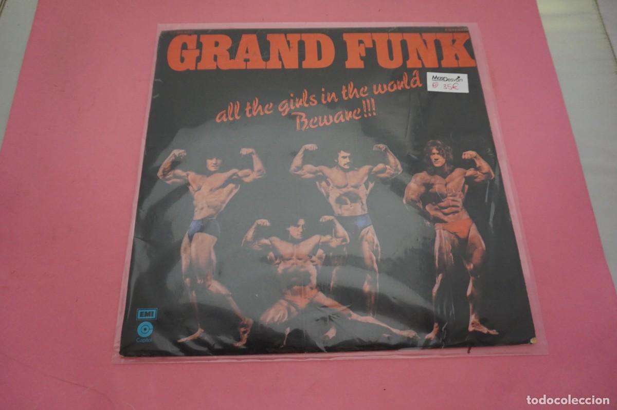 Discos de vinilo: LP/ Grand Funk - All The Girls In The World Beware !!! - TIENE EL POSTER- VINILO EN EXCELENTE ESTADO