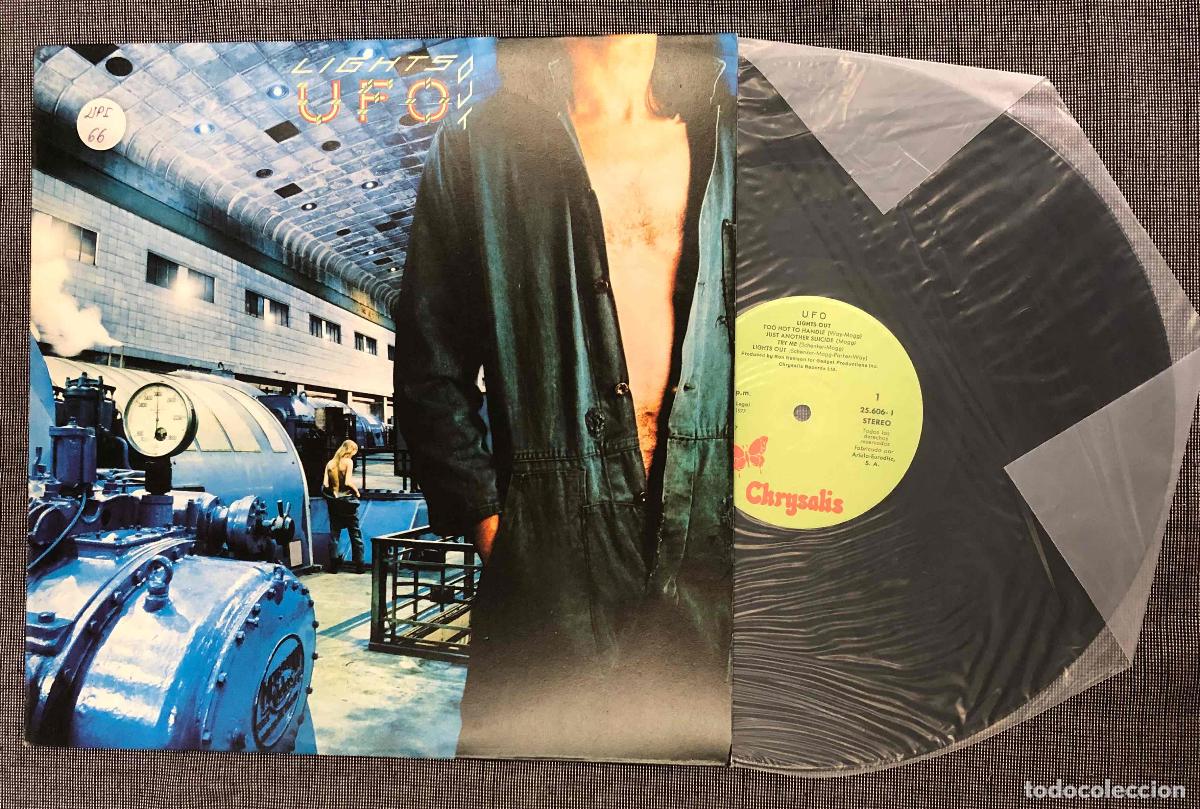 Discos de vinilo: LP UFO LIGHTS OUT. CHRYSALIS 1977