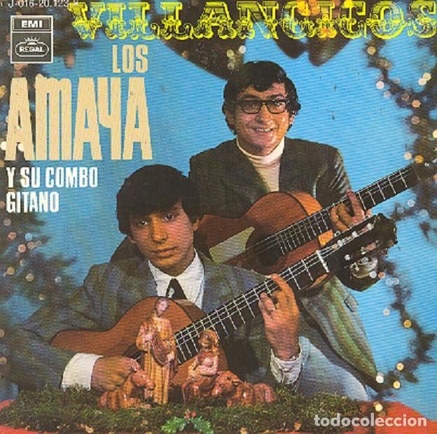 Disques de vinyle: Los Amaya &ndash; Rin, rin; El tamborilero; Campanilleros +1 &ndash; REGAL 20.123 &ndash; 1969