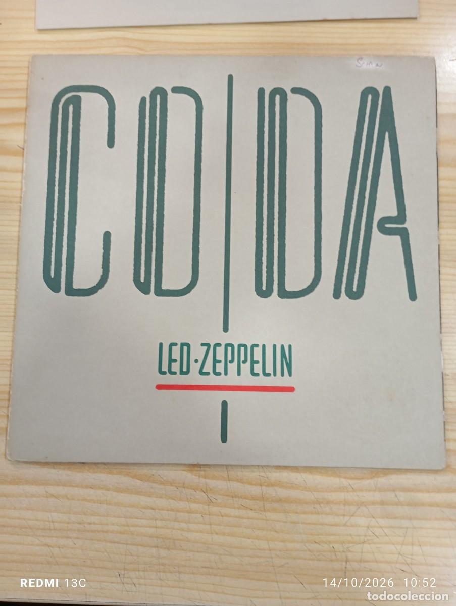 Vinyl records: Lp - Led Zeppelin &ndash; Coda - Edicion Europea - Carpeta doble