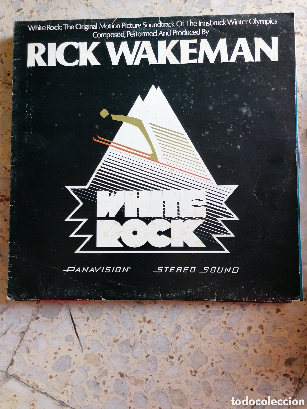Vinyl-Schallplatten: LP RICK WAKEMAN WHITE ROCK BSO 1977 ITALIA