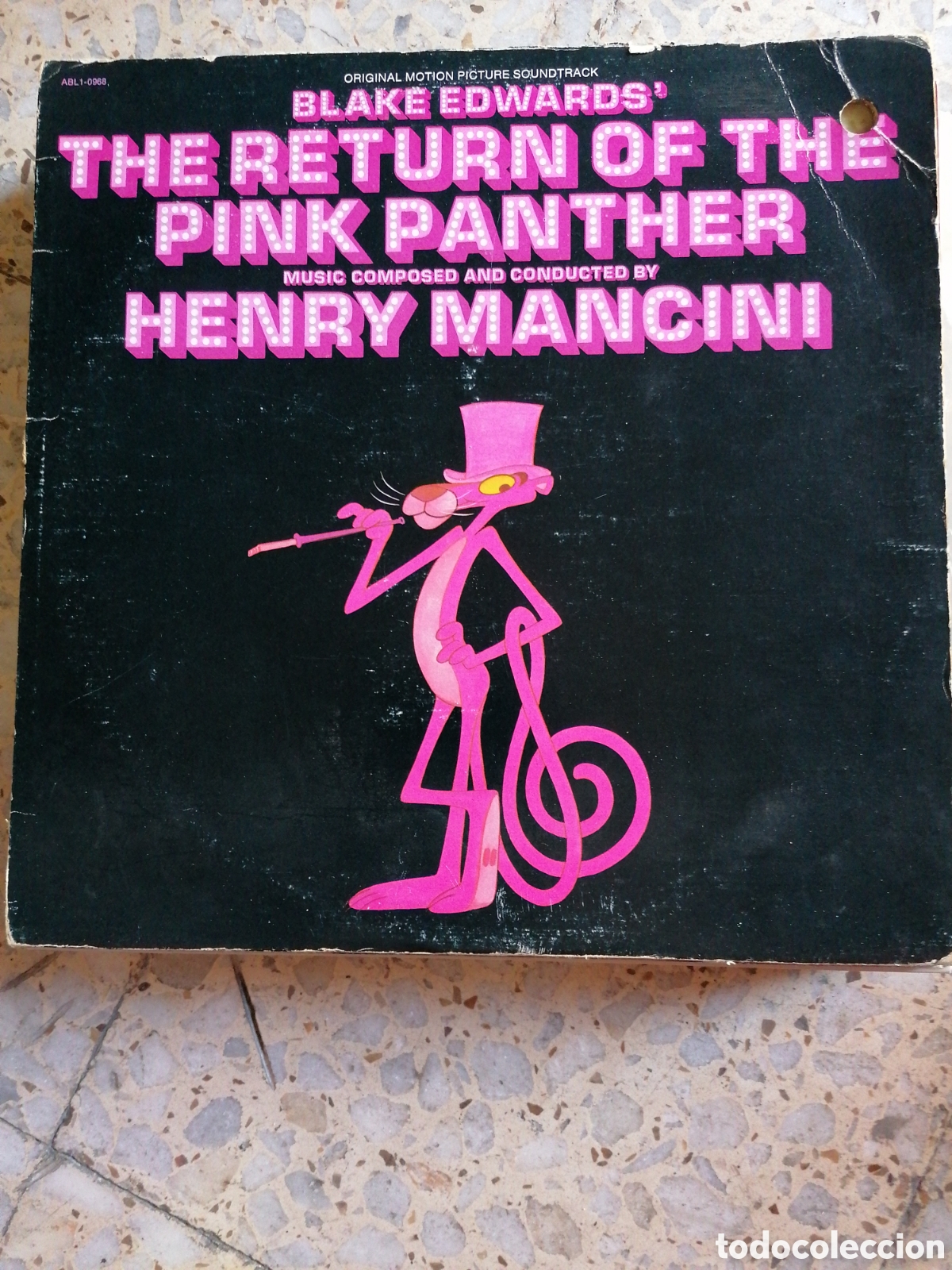 Discos de vinil: LP THE RETURN OF THE PINK PANTHER HENRY MANCINI LA PATENRA ROSA 1975 USA