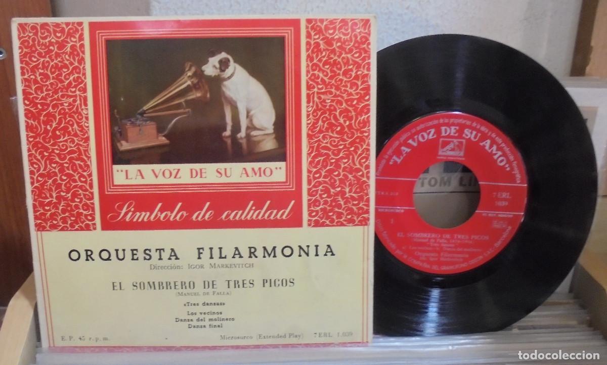 Dischi in vinile: El sombrero de tres picos. Manuel de Falla. La voz de su amo -- EP