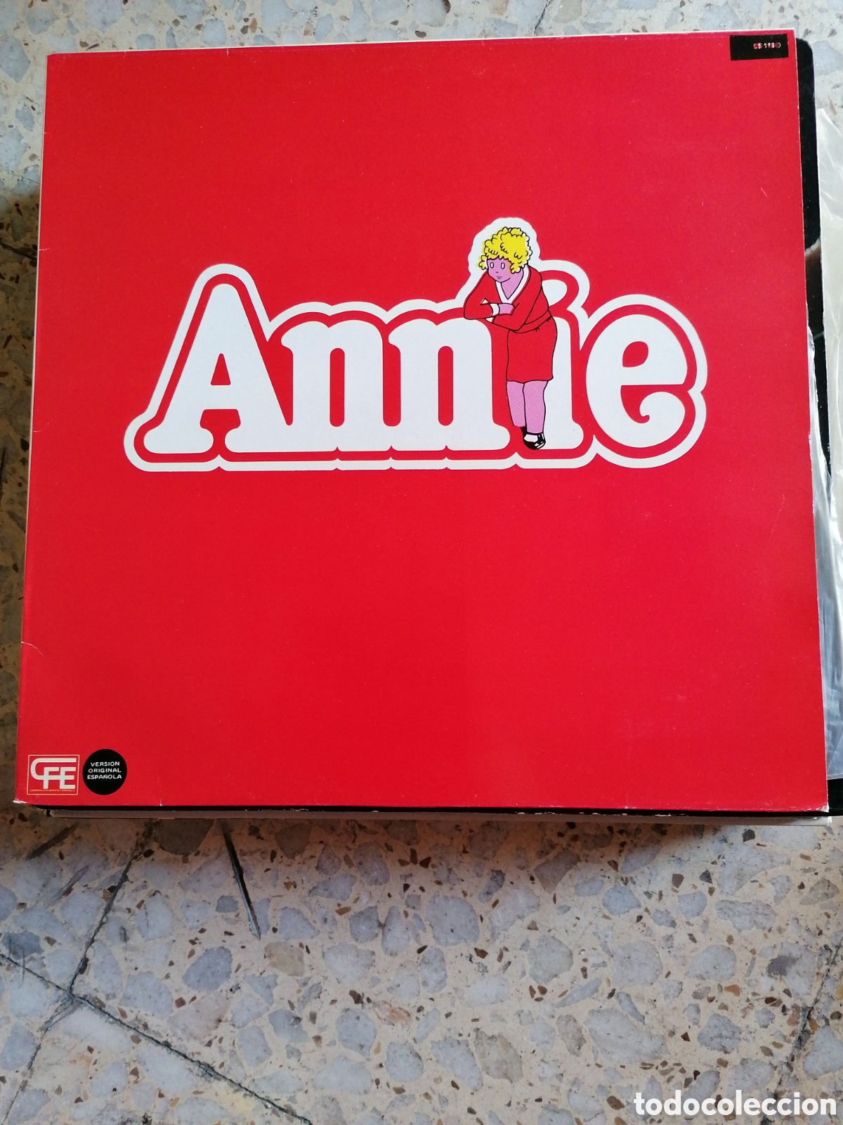 Vinyl records: LP ANNIE BSO JUAN JOSE ALONSO MILLAN 1983 ESPA&Ntilde;A EX