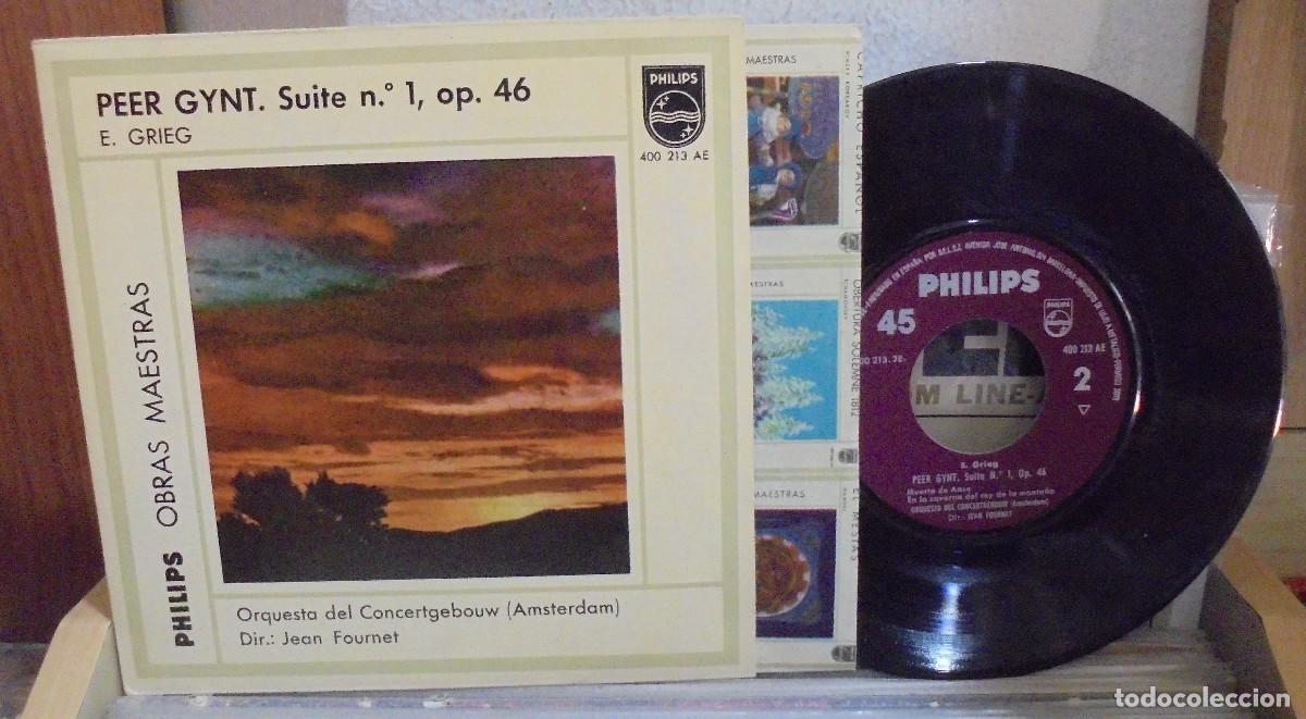 Dischi in vinile: E. Grieg. Peer Gynt. Suite N.&ordm; 1, Op. 46. Philips 1964 -- EP