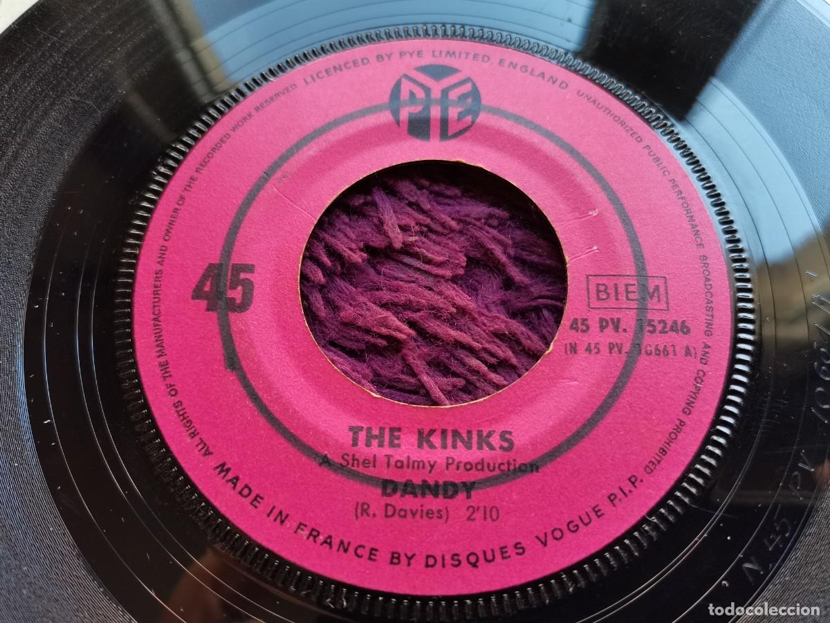 Discos de vinilo: The Kinks &ndash; Dandy / Party Line Vinilo 7&rdquo; Single 1966 France Jukebox 45 PV. 15246