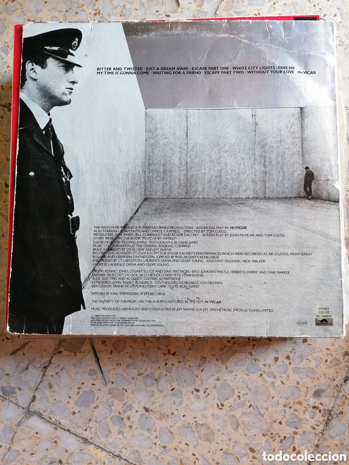 Discos de vinilo: LP MCVICAR BSO 1980 GERMANY - Foto 2