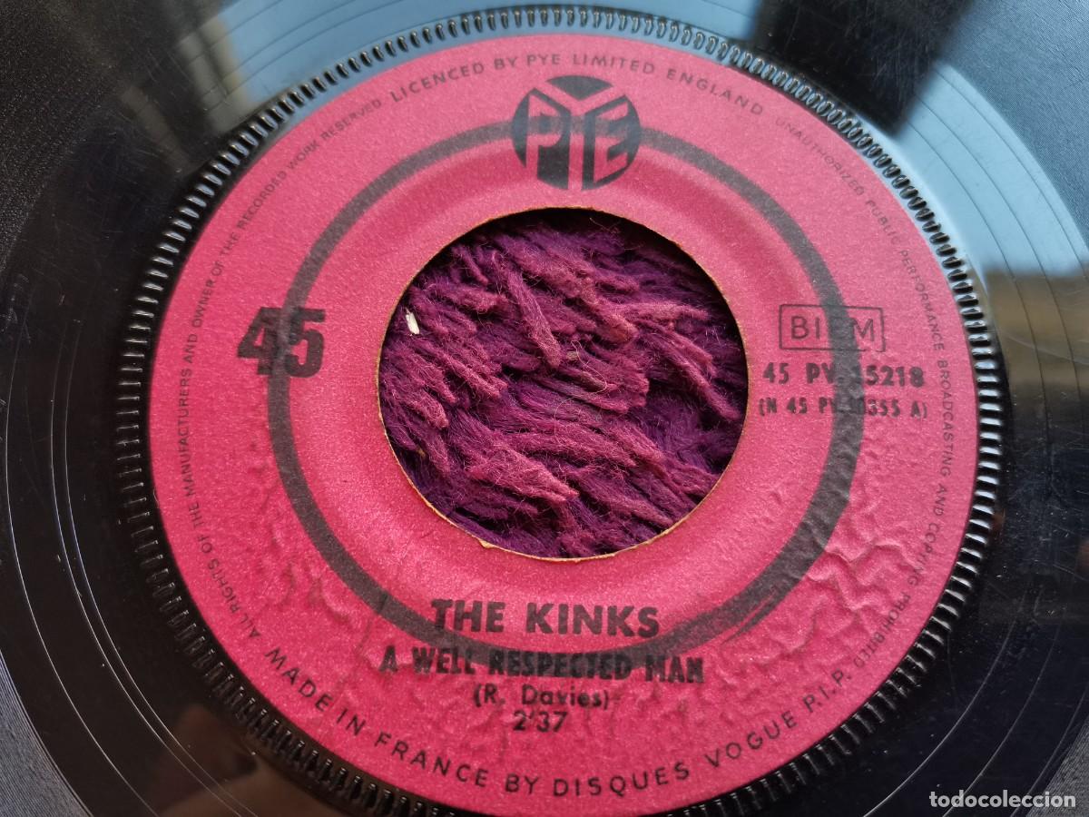 Discos de vinilo: The Kinks &ndash; A Well Respected Man Vinilo 7&rdquo; Single 1966 France Jukebox 45 PV.15218