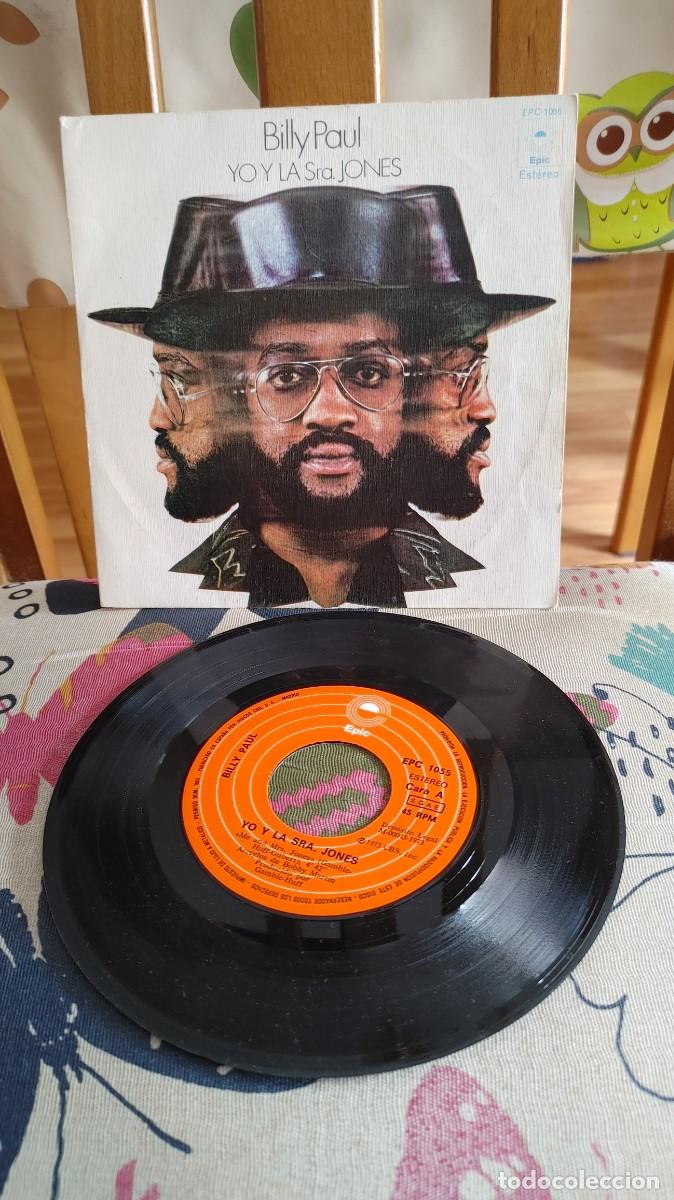 Discos de vinilo: BILLY PAUL-SINGLE YO Y LA SRA JONES - Foto 1