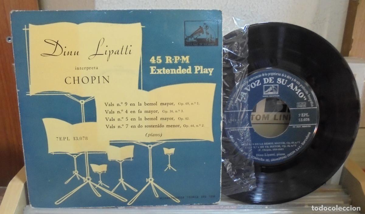 Discos de vinil: Dinu Lipalti interpreta a Chopin. La voz de su amo 1956 -- EP
